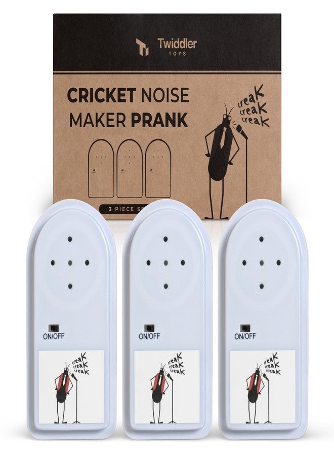 Twiddler Toys 3 Pack Cricket Noise Maker Prank - Hidden Annoying Chirp Sounds - Funny Gag Office Prank - Image 1